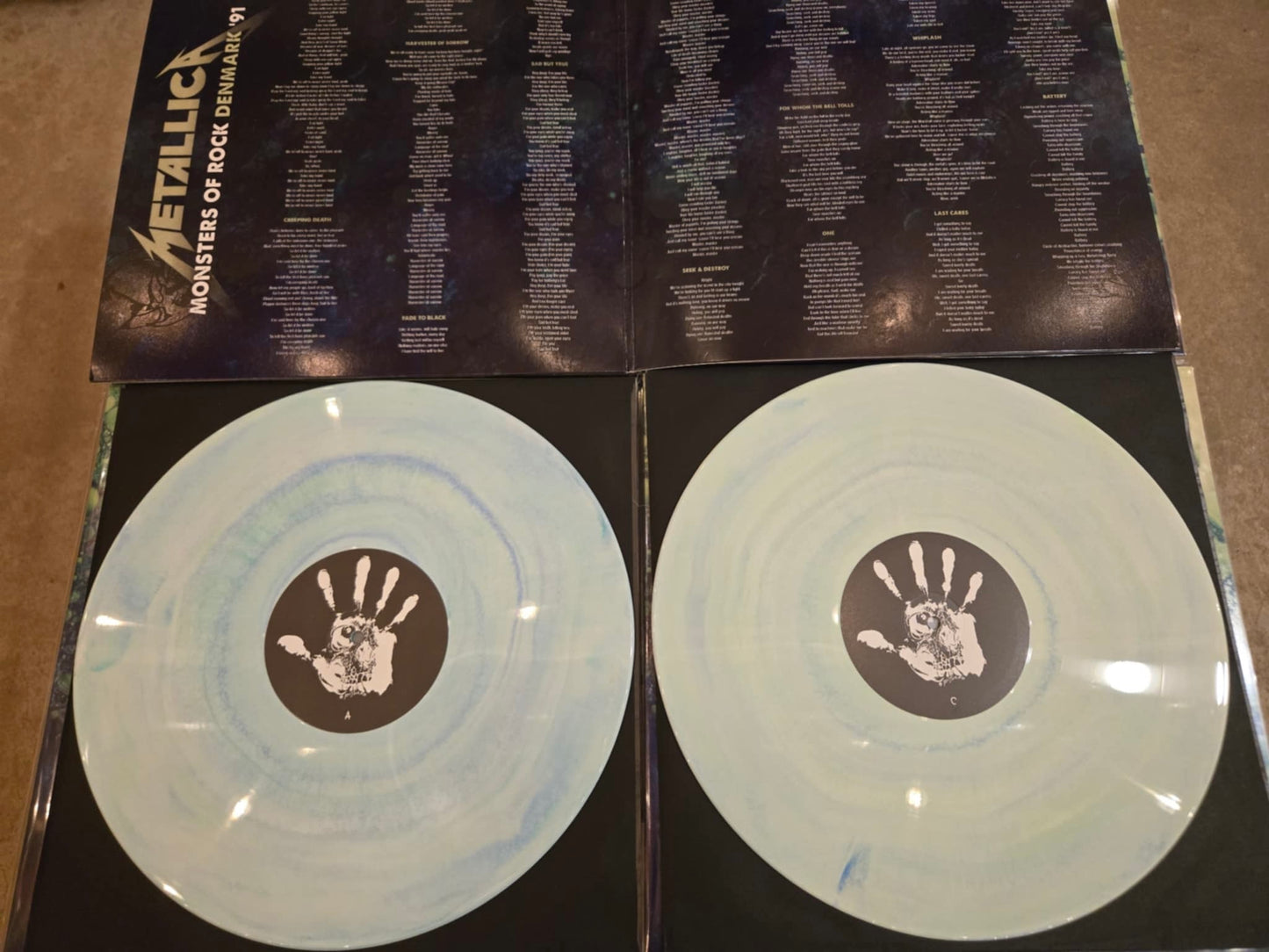 Ozzy Osbourne Bark At The Moon Tour 84’ Swirl Vinyl