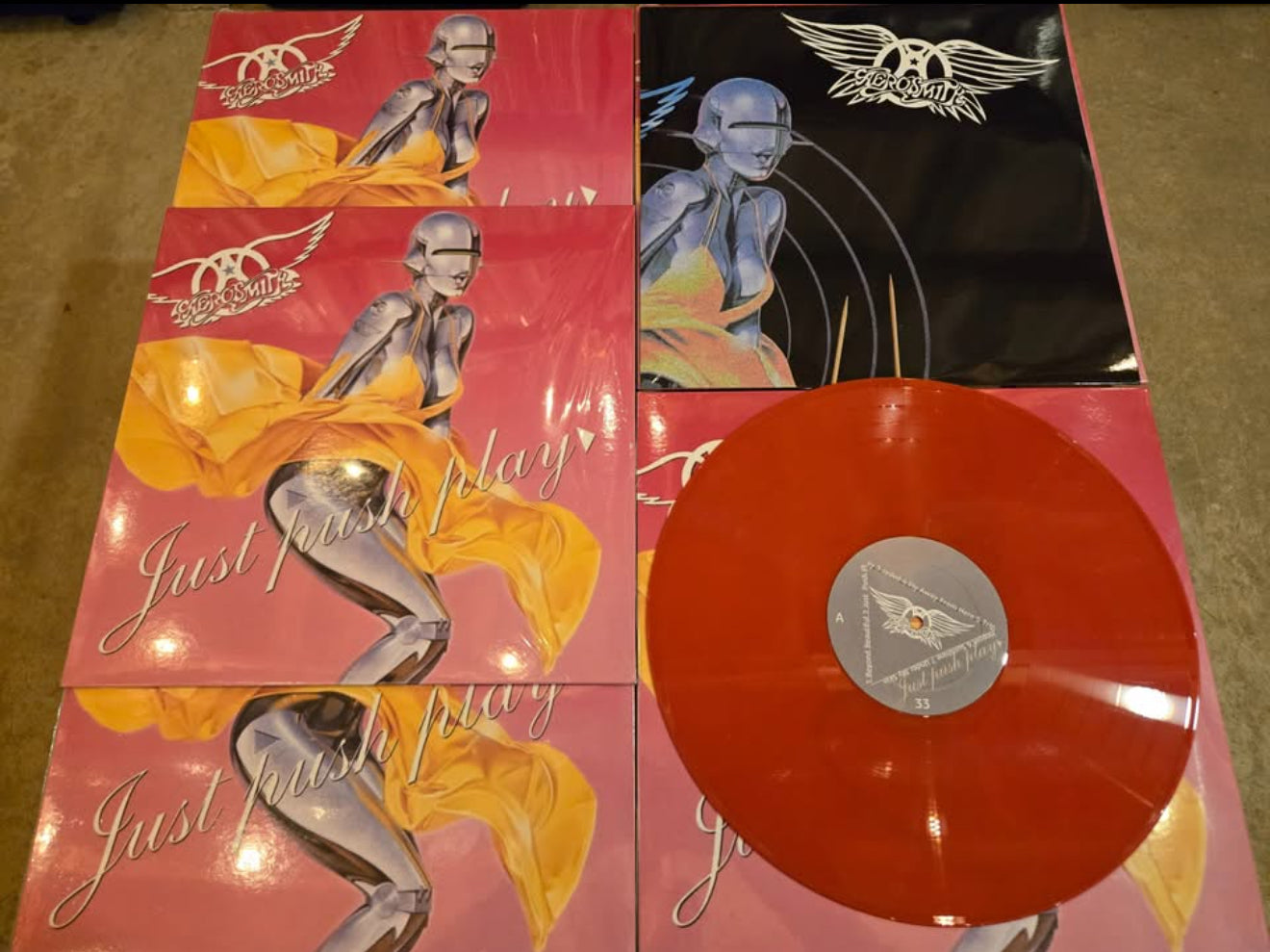 Aerosmith Just Push Play Vinyl