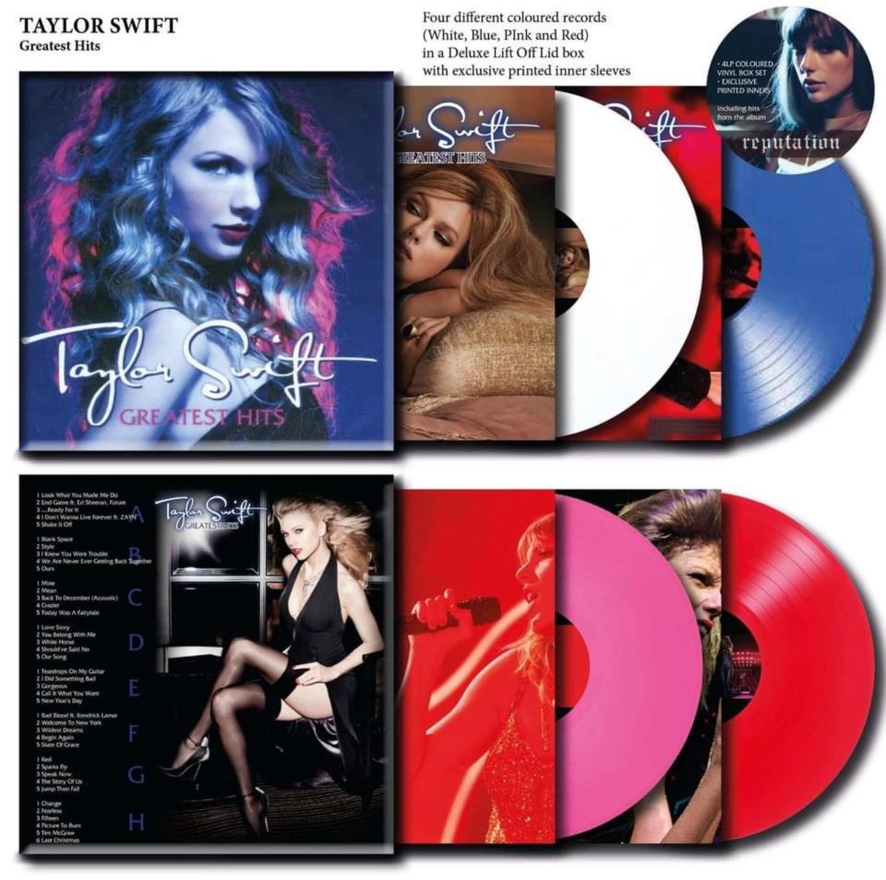 Taylor Swift Greatest Hits Vinyl Boxset