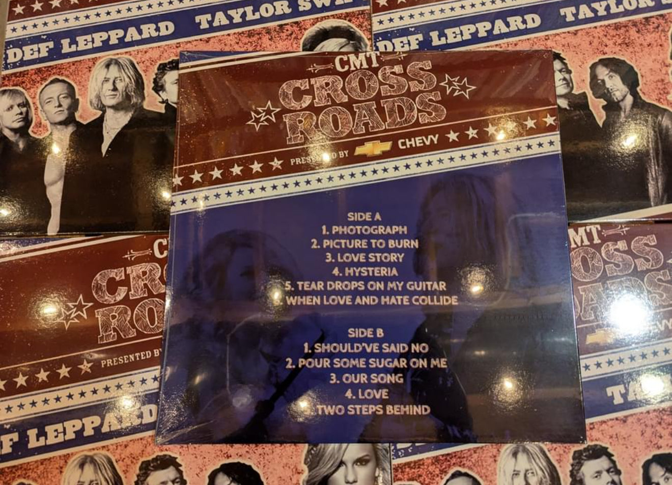 Taylor Swift & Def Leppard CMT Crossroads Vinyl