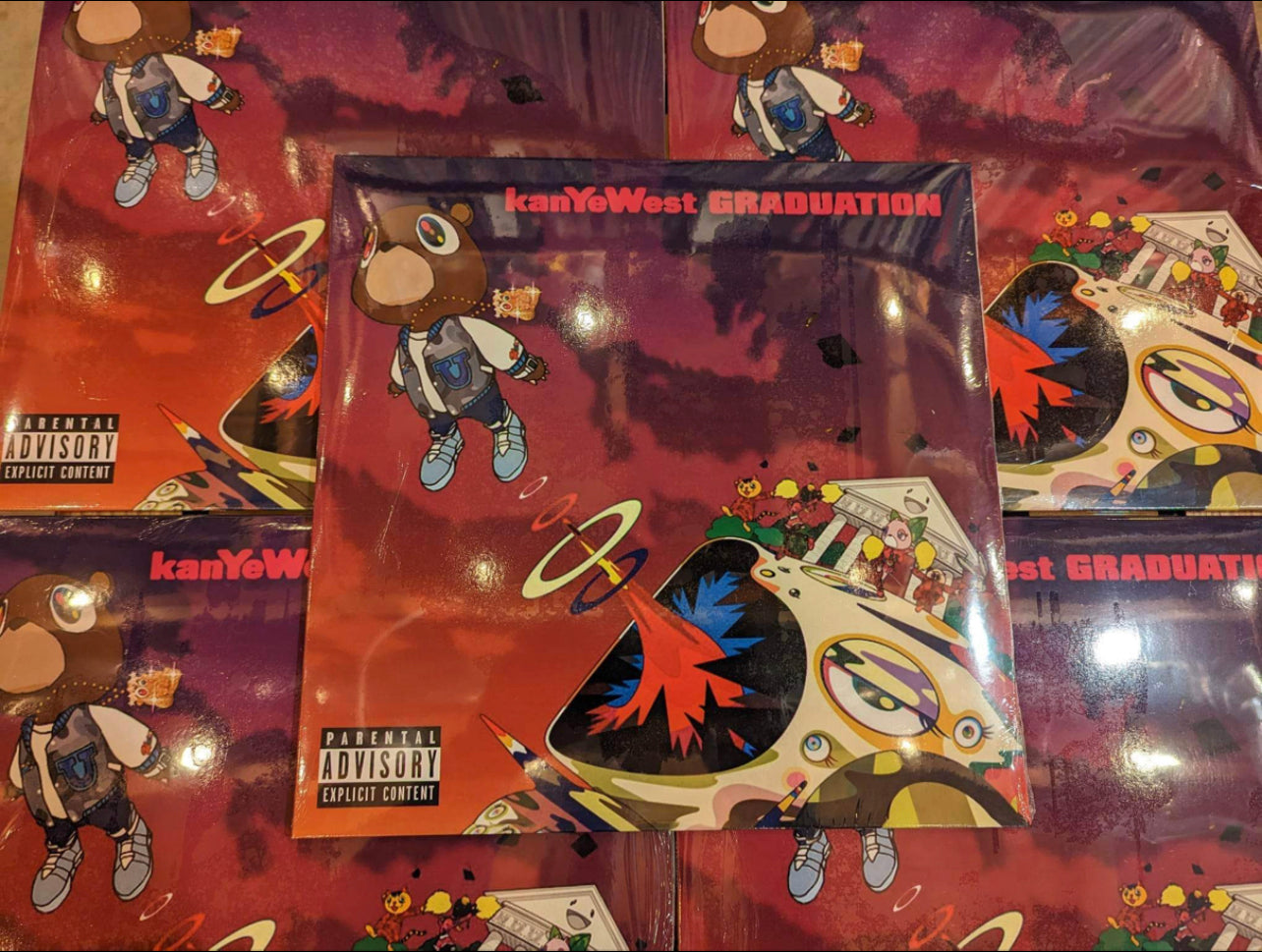 Kanye shops West Graduation Vinyl