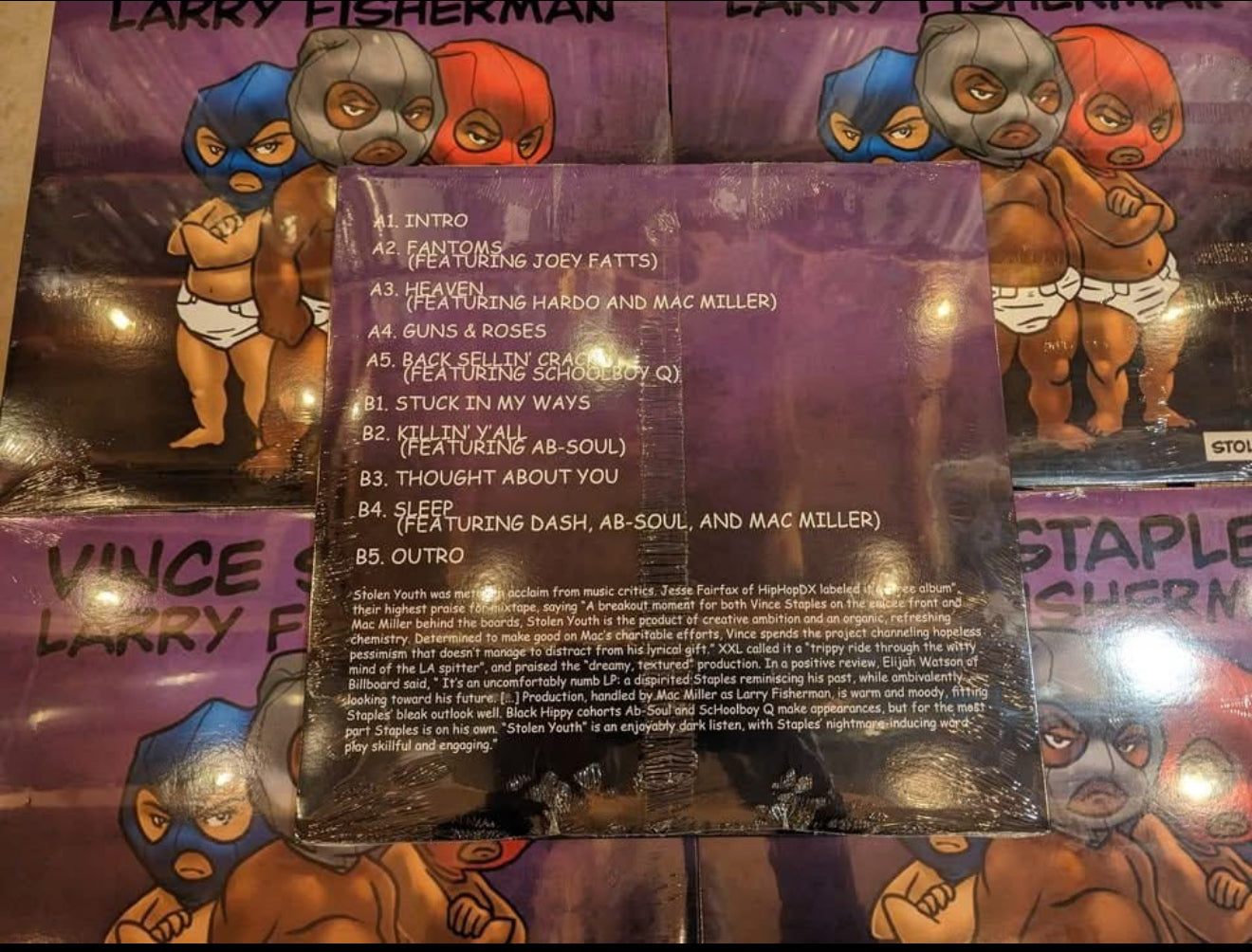 Vince Staples Larry Fisherman – Stolen Youth Vinyl