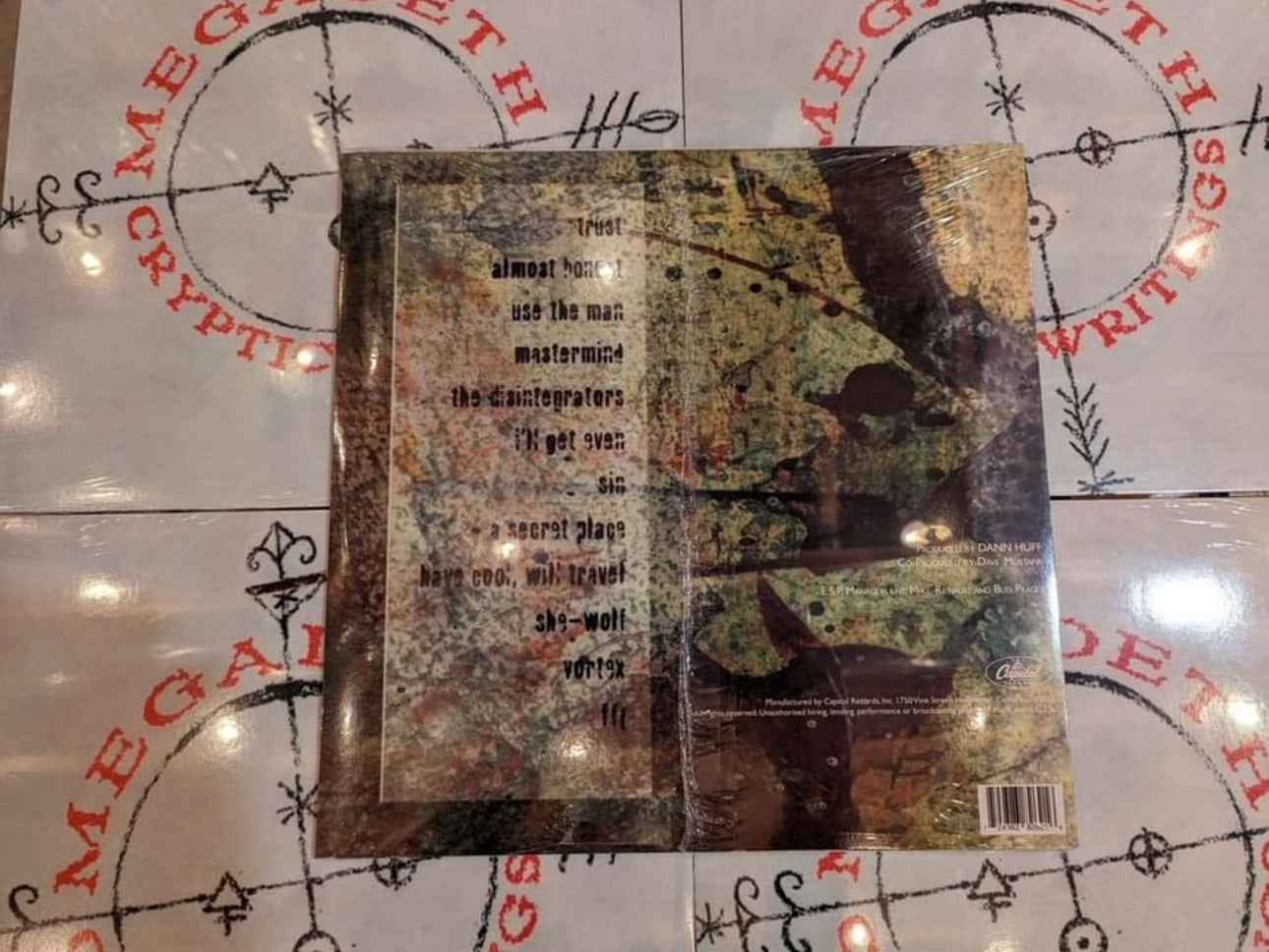 Megadeth Cryptic Writings Vinyl – Vinyl 45