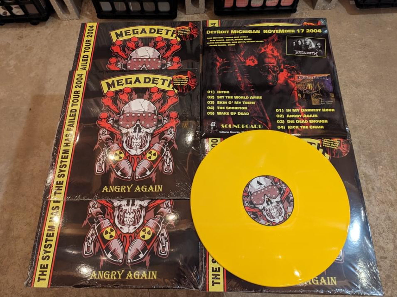 Megadeth Angry Again Vinyl Vinyl 45