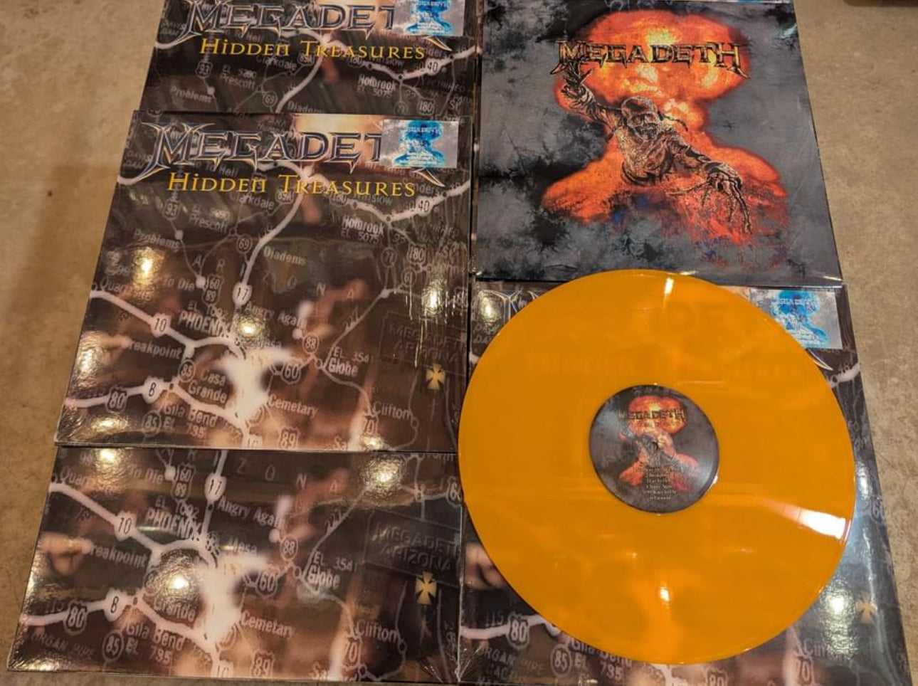 Megadeth Hidden Treasures Vinyl