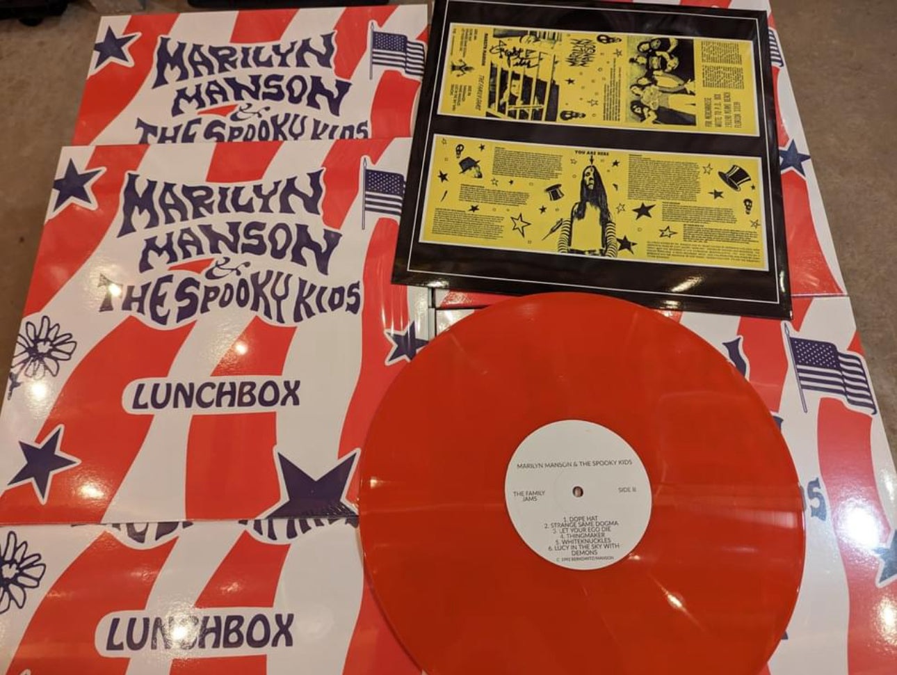 Marilyn Manson Lunchbox / The Family Jams Vinyl