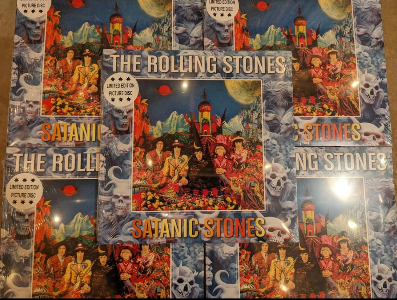 The Rolling Stones Satanic Stones   Pic Disc LP with Pop Up Gatefold