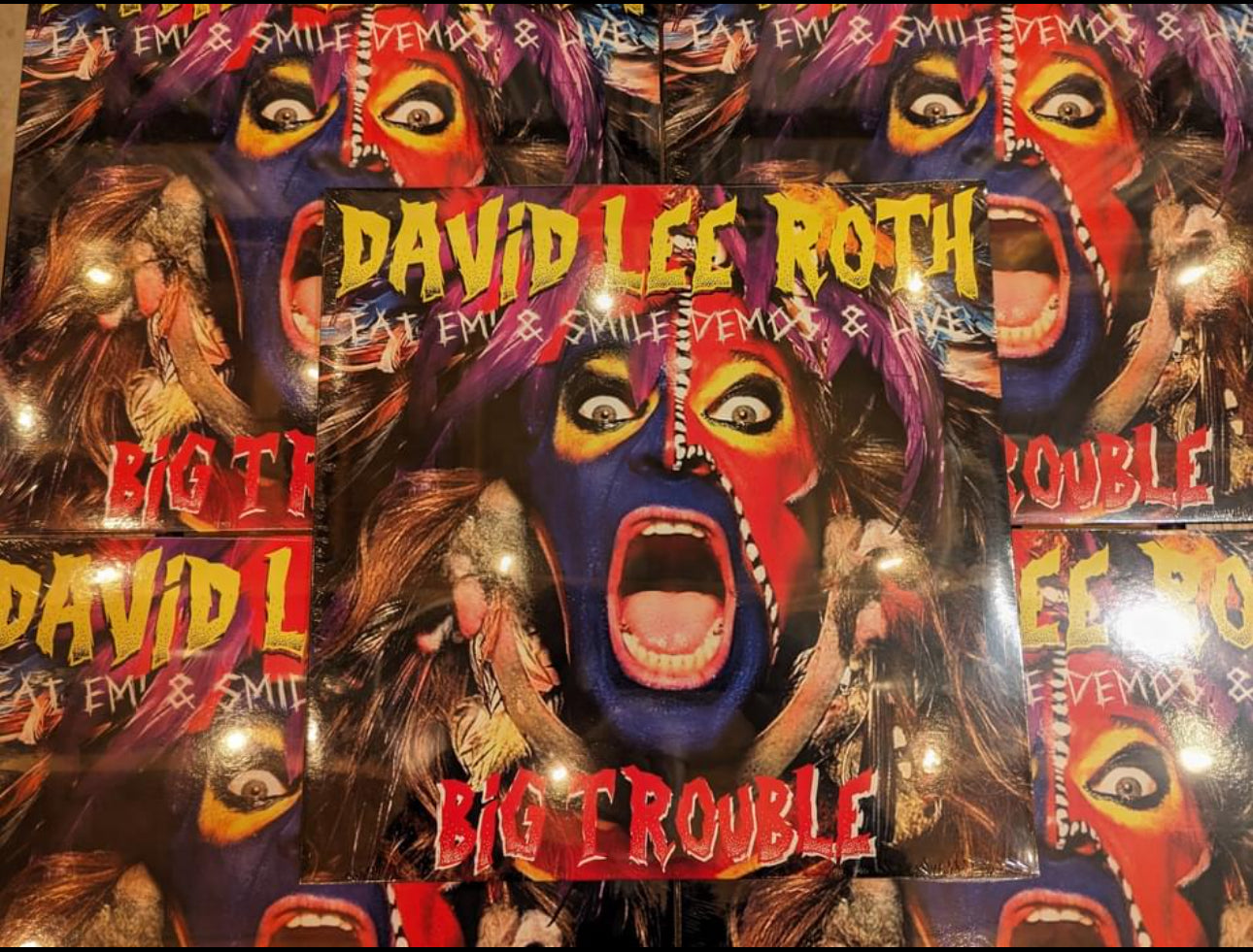 David Lee Roth Eat 'Em And Smile Demos & Live - Big Trouble Vinyl