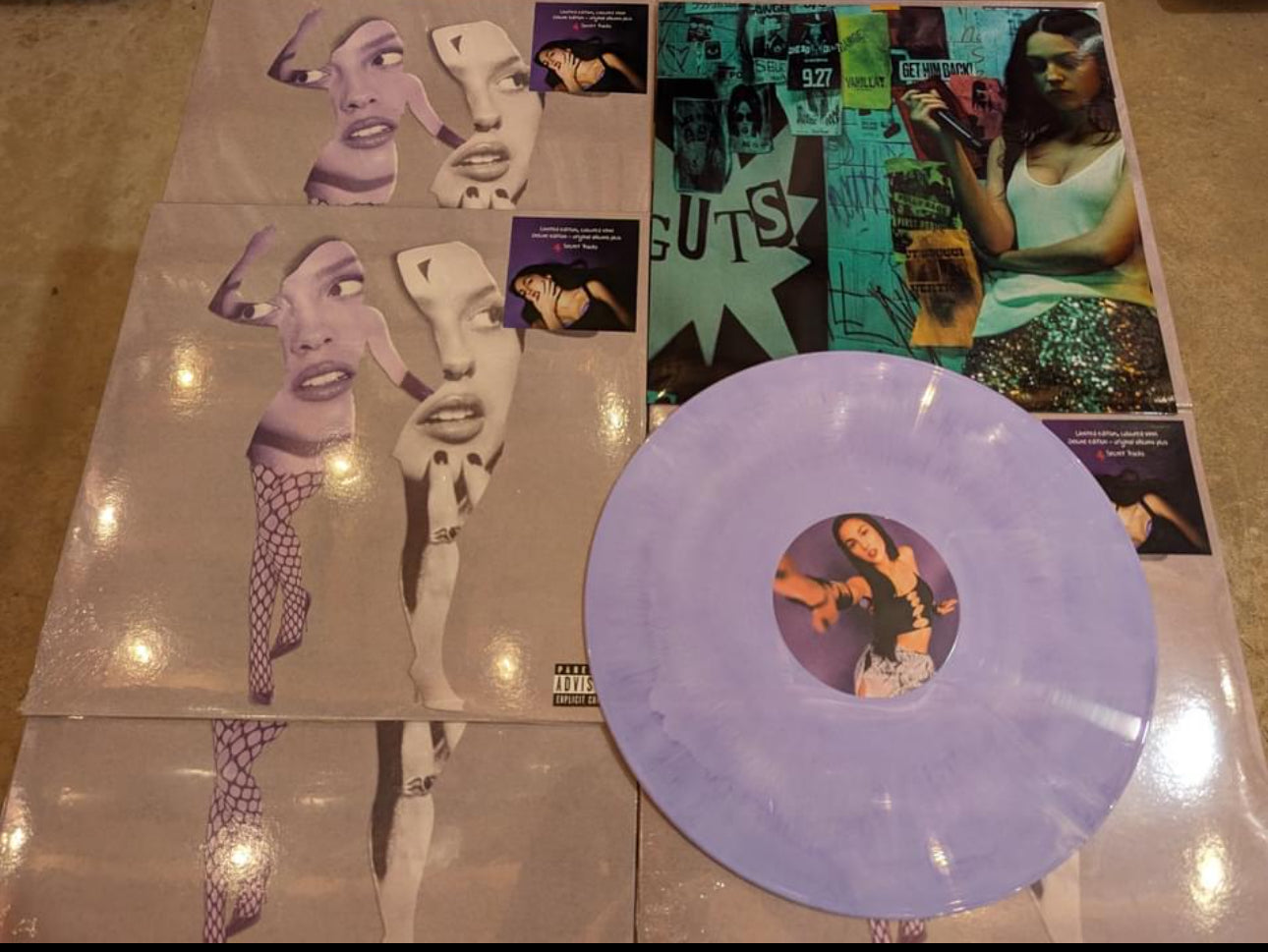 Olivia Rodrigo Guts (With Secret Tracks)  Lavender marbled Vinyl