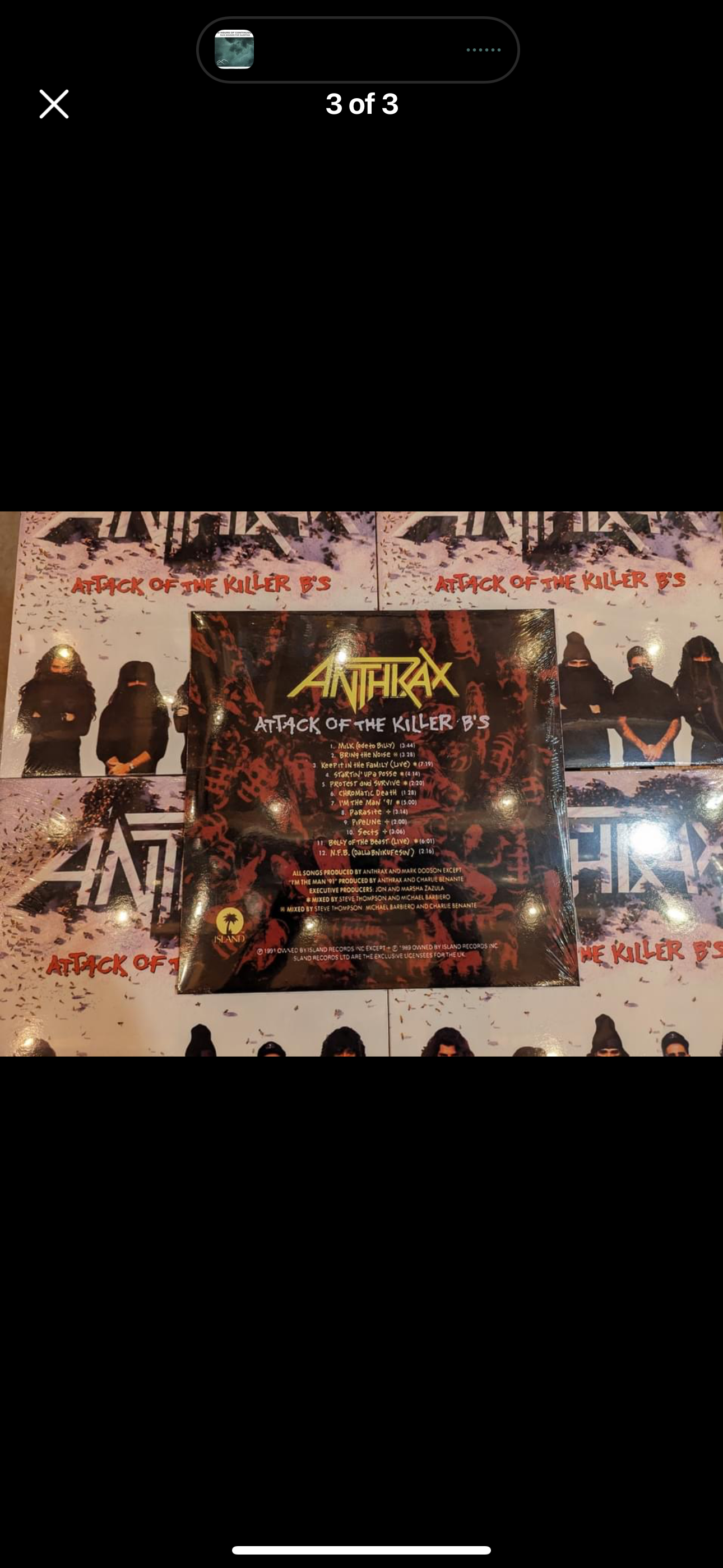 Anthrax Attack Of The Killer B's Vinyl