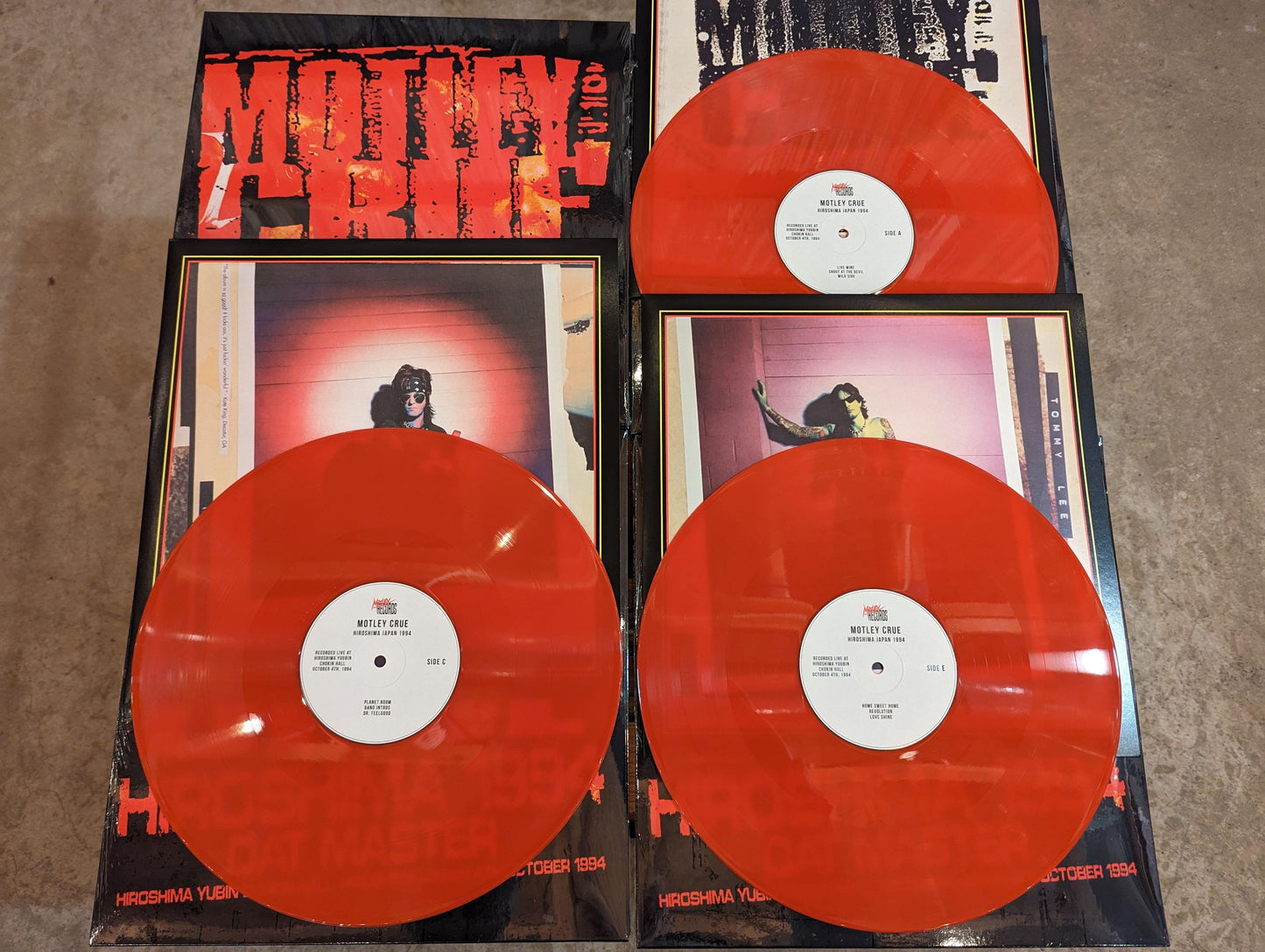 Motley Crue Hiroshima DAT Master Vinyl